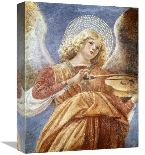Global Gallery GCS-281934-16-142 16 in. Music Making Angel with Violin