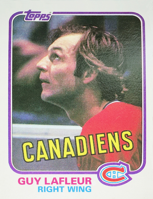 Main Guy Lafleur Topps Hockey Card Montreal Canadiens image