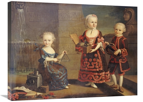 Global Gallery GCS-266240-30-142 30 in. A Group Portrait of a Girl Art