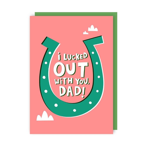 Lucked Out Father's Day Card (Pack of 6)