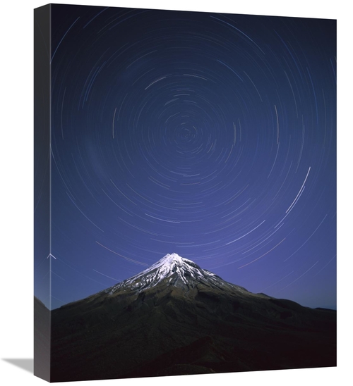 Global Gallery GCS-453447-1620-142 16 x 20 in. Star Trails Around the 