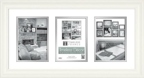 Timeless Frames 45285 Lauren Collage Pure White Wall Frame, 10 x 2