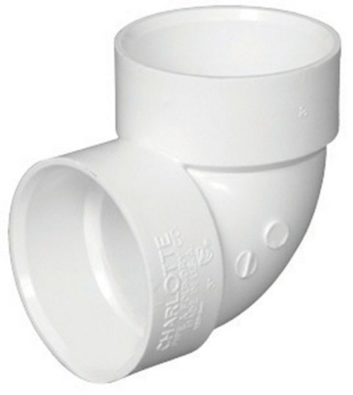 Charlotte Pipe & Foundry PVC003311000HA 3 in. PVC 90 deg Elbow Vent