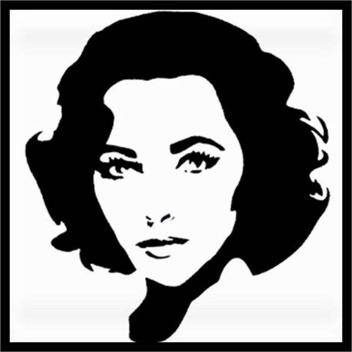 3 Inch Cloth Patch Elizabeth Taylor