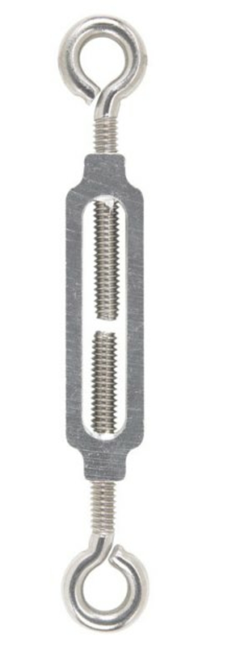 Hampton 02-3426-204 0.25 x 5.38 in. Eye & Eye Turnbuckles - Stainl