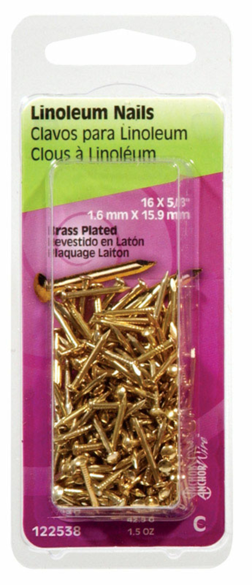 Hillman Group 54900 1.5 oz Flat Steel 0.62 in. Binding Nail Smooth