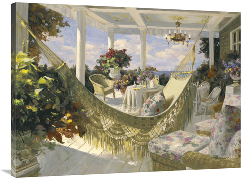 Global Gallery GCS-124760-3040-142 30 x 40 in. Summer Veranda Art Prin