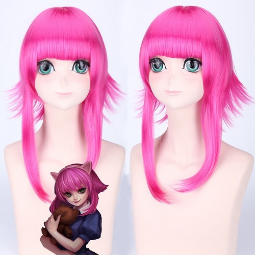 New Game LOL Annie Cosplay Wigs For Women 45cm