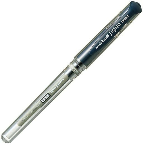 Liquid ink pen Uni-Ball Signo Broad UM-153 W Dark blue 0,6 mm (12