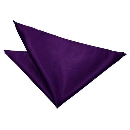 Plain Satin Handkerchief - Purple