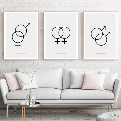 Girl Boy Gender Symbol Quotes Nordic
