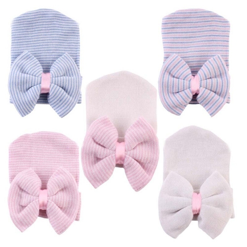 Baby 2017 Autumn Hat Newborn Beanie With Bow For