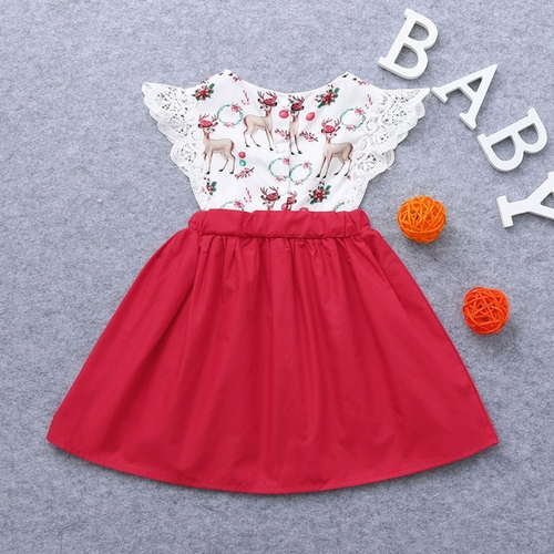 Toddler Christmas Kid Baby Girl Xmas