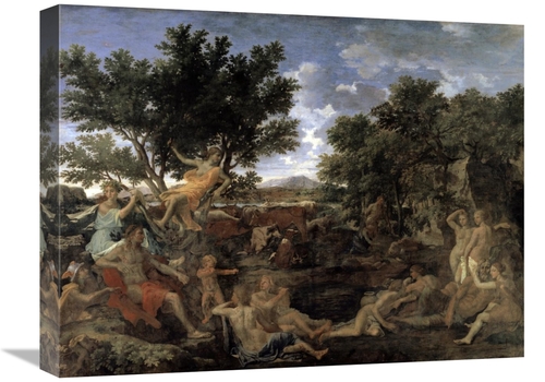 Global Gallery GCS-279467-22-142 22 in. Apollo & Daphne Art Print - Ni