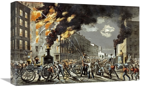 Global Gallery GCS-266135-22-142 22 in. The Life of a Fireman Art Prin