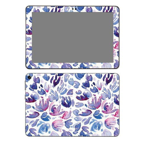 MightySkins CF-AMFIHD82-Blue Petals Carbon Fiber Skin for Amazon Fire 