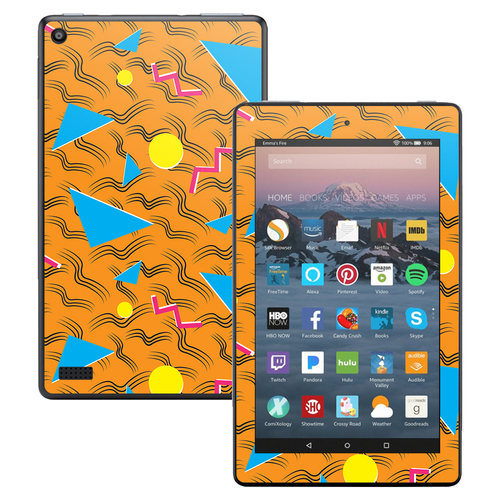 MightySkins AMKF717-90s Tiger Skin for Amazon Kindle Fire 7 2017 - 90s