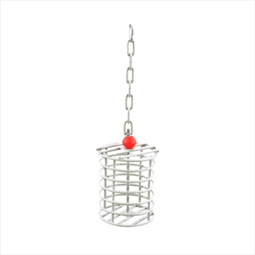 A&E Cage AE-RTFS Platinum Small Round Bird Toy Feeder