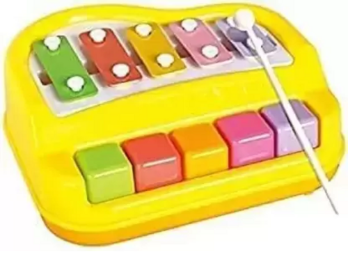 Musical Xylophone and Mini Piano, Non Toxic, Non-Battery- Assorted