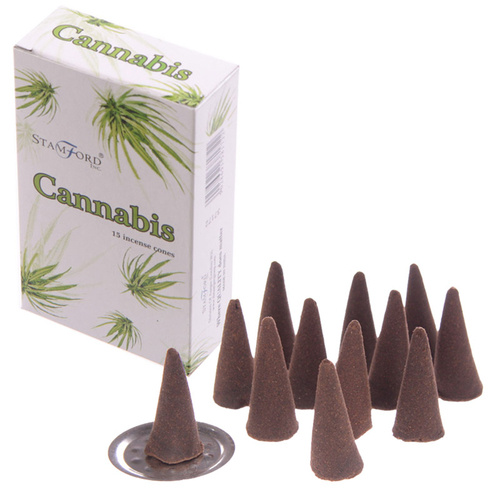 Stamford Hex Incense Cones - Cannabis