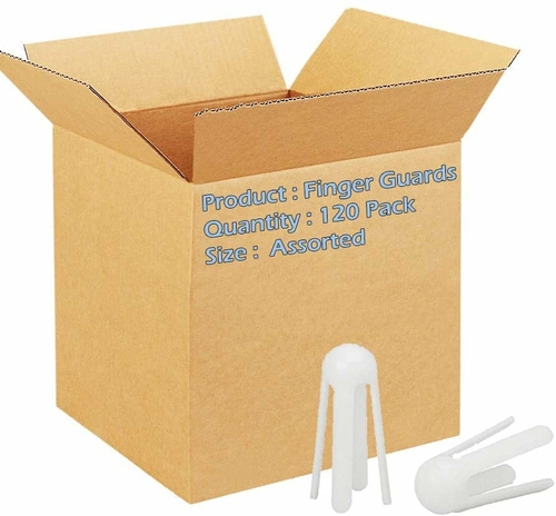 Dukal Finger Guards. Case of 120 Plastic Finger Guards for