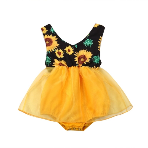 Infant Kids Baby Girl 0 18M Bodysuits Dress