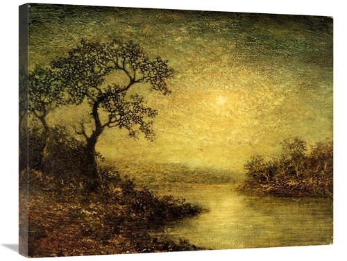 Global Gallery GCS-267750-30-142 30 in. Moonlit Landscape Art Print - 