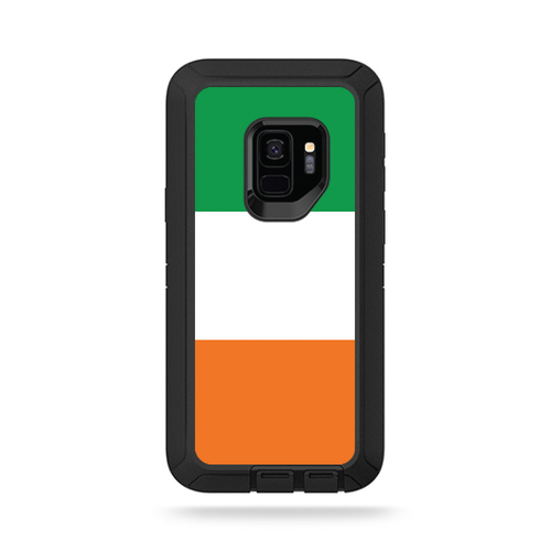 MightySkins OTDSGS9-Irish Flag Skin for Otterbox Defender Galaxy S9 - 