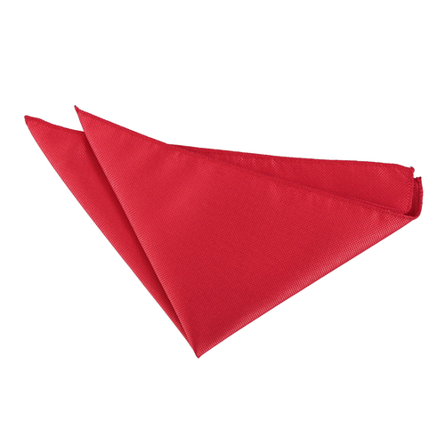 Solid Check Handkerchief - Red