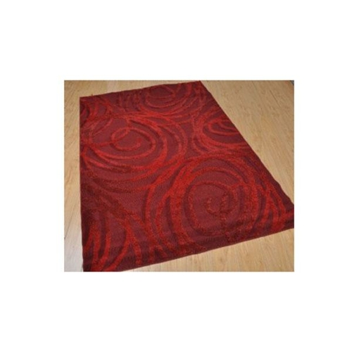 Concept Red Modern Rug