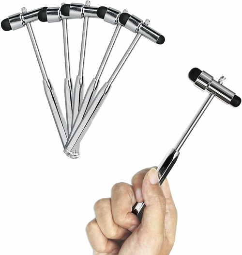 Pack of 10 Neurological Reflex Hammers with Built-In Brush 7.5". Buck