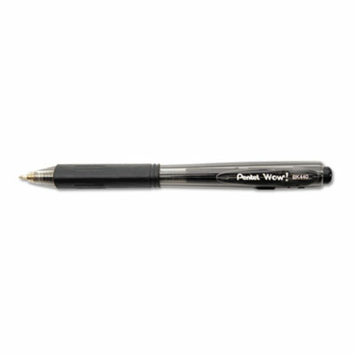 Pentel BK440ASW-US WOW Ballpoint Retractable Pen  Black Ink  Medium  3