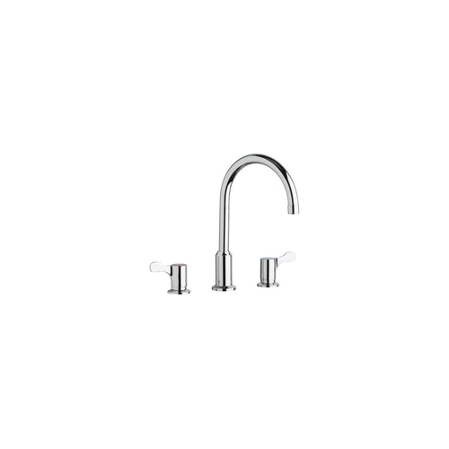 Elkay LKD2439C 0.62 in. Lever Handles 8 in. Centers Mount Faucet Arc S