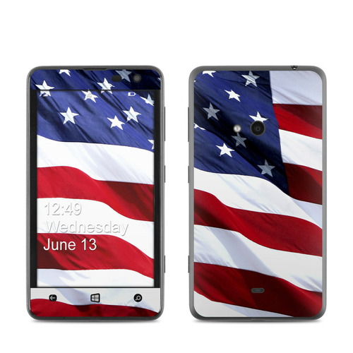 DecalGirl NL65-PATRIOTIC Nokia Lumia 625 Skin - Patriotic