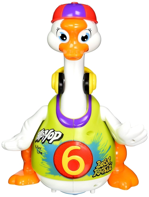 AZImport PS828 Green Dancing Hip Hop Goose Development Musical Fun Toy