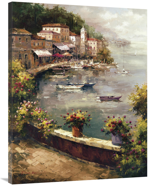 Global Gallery GCS-120643-3040-142 30 x 40 in. Italian Harbor Art Prin