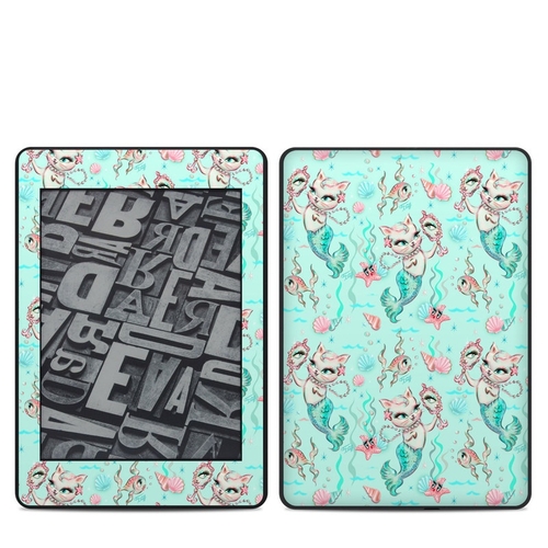 DecalGirl AKP18-MERKITTENAQUA Amazon Kindle Paperwhite 2018 Skin - Mer