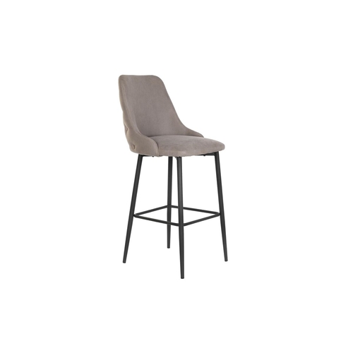 Stool DKD Home Decor Black Light grey Metal 53 x 57 x 110 cm 50 x 52 x