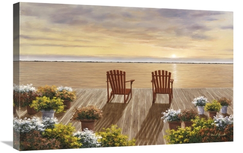 Global Gallery GCS-394002-2030-142 20 x 30 in. Evening Deck VIew Art P