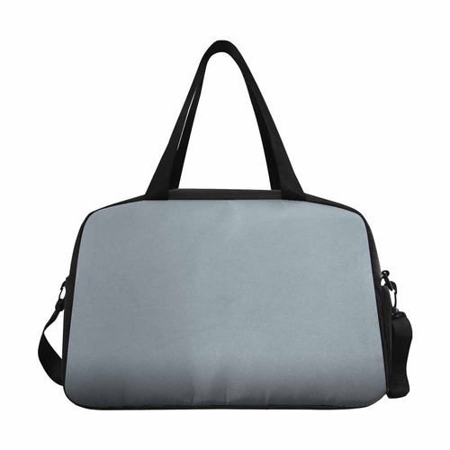 Misty Blue Gray Tote and Crossbody Travel Bag