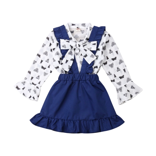 2PCS Toddler Kids Baby Girl Winter Clothes Sets