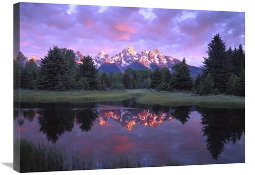 Global Gallery GCS-396969-2432-142 24 x 32 in. Teton Range at Sunrise&