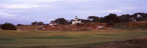 Lighthouse in a field  Point Pinos Lighthouse  Pacific Grove  Monterey
