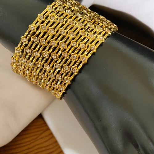 Modern Elegance Meets Classic Tradition: Indian Gold-Plated Bangles