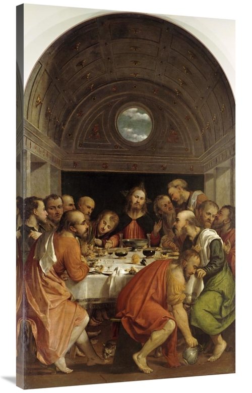 Global Gallery GCS-279872-44-142 44 in. Last Supper Art Print - Romani