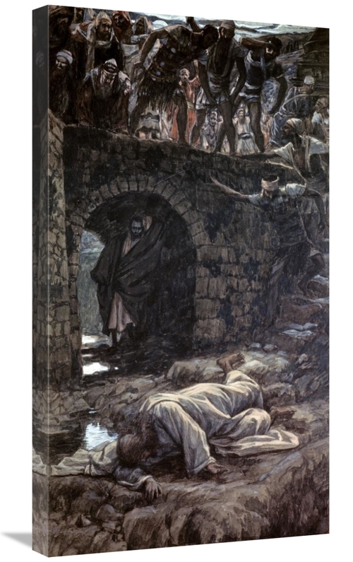 Global Gallery GCS-280234-30-142 30 in. Bridge Over the Brook Kedron A