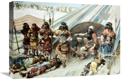 Global Gallery GCS-280387-22-142 22 in. Joshua & The Five Kings Art Pr