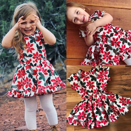 Cute Toddler Kids Baby Girls Princess Floral Short