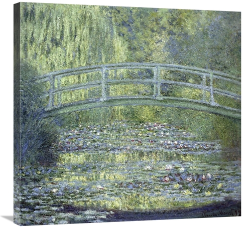 Global Gallery GCS-278666-30-142 30 in. Japanese Bridge Art Print - Cl