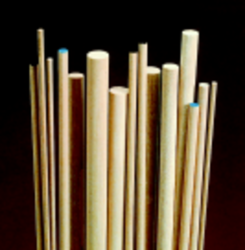 0.37 x 36 in. Wood Smooth Birch Dowel, White, Pack - 10